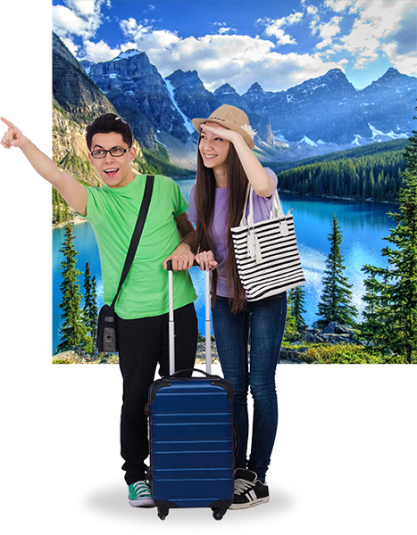 Viajeros en Canadá